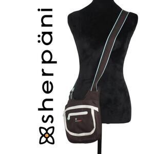 Sherpani Brown Crossbody Purse Made with Sustainable Practices